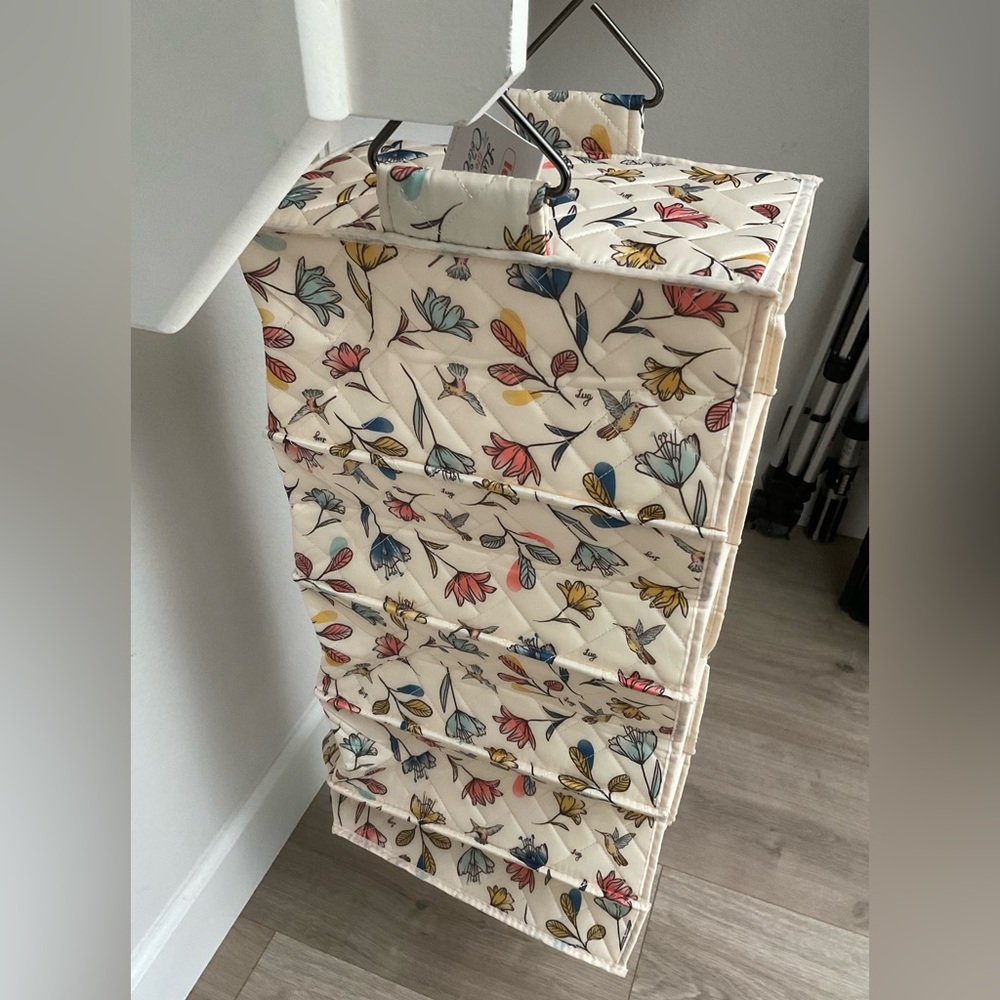 Lug Stowaway 5 Shelf Hanging Organizer Hummingbird Floral - Picture 5 of 6